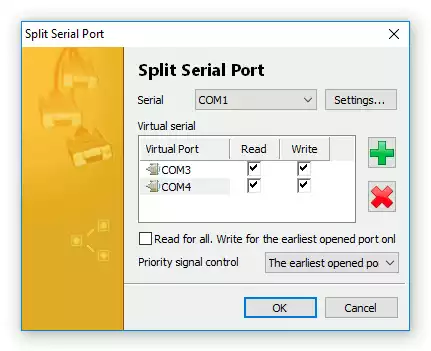 Serial Port Splitter - Share dataflow of one serial port