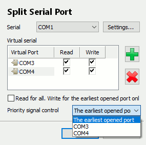 Priority Signal COM Port